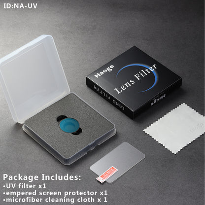 Haoge UV Filter for DJI Osmo Nano, Multi Coated Lens Protect Filter,Ultra Slim Aluminum Frame HD Optical Glass with Screen Protector