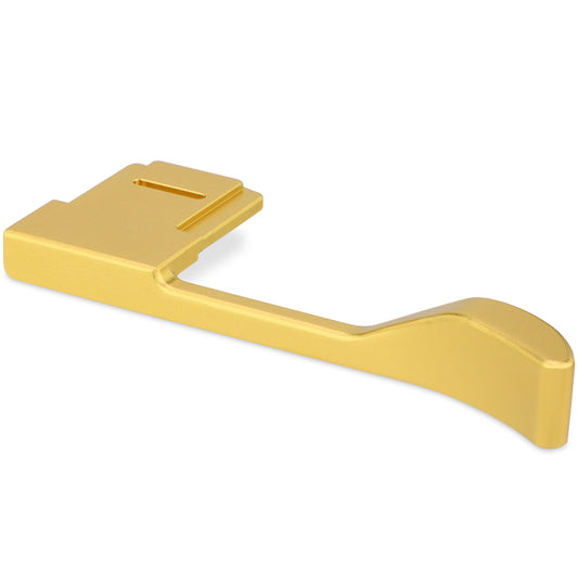 Haoge Metal Thumb Up Grip for Fujifilm GFX100RF Camera Digital Accessories GFX 100RF Hot Shoe Thumb Up Rest Support Handgrip Golden THB-GFXRFG