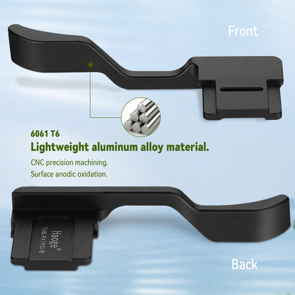 Haoge サムハンドグリップ Sony RX1R III カメラアクセサリー メタルホットシュー rx1r iii m3 サムアップレスト ハンドグリップ THB-RX1RIII-B ブラック