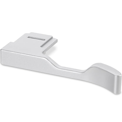 Haoge Metal Thumb Up Grip for Fujifilm X-E5 Camera Digital Accessories xe5 Hot Shoe Thumb Up Rest Support Handgrip Silver THB-XE5-S