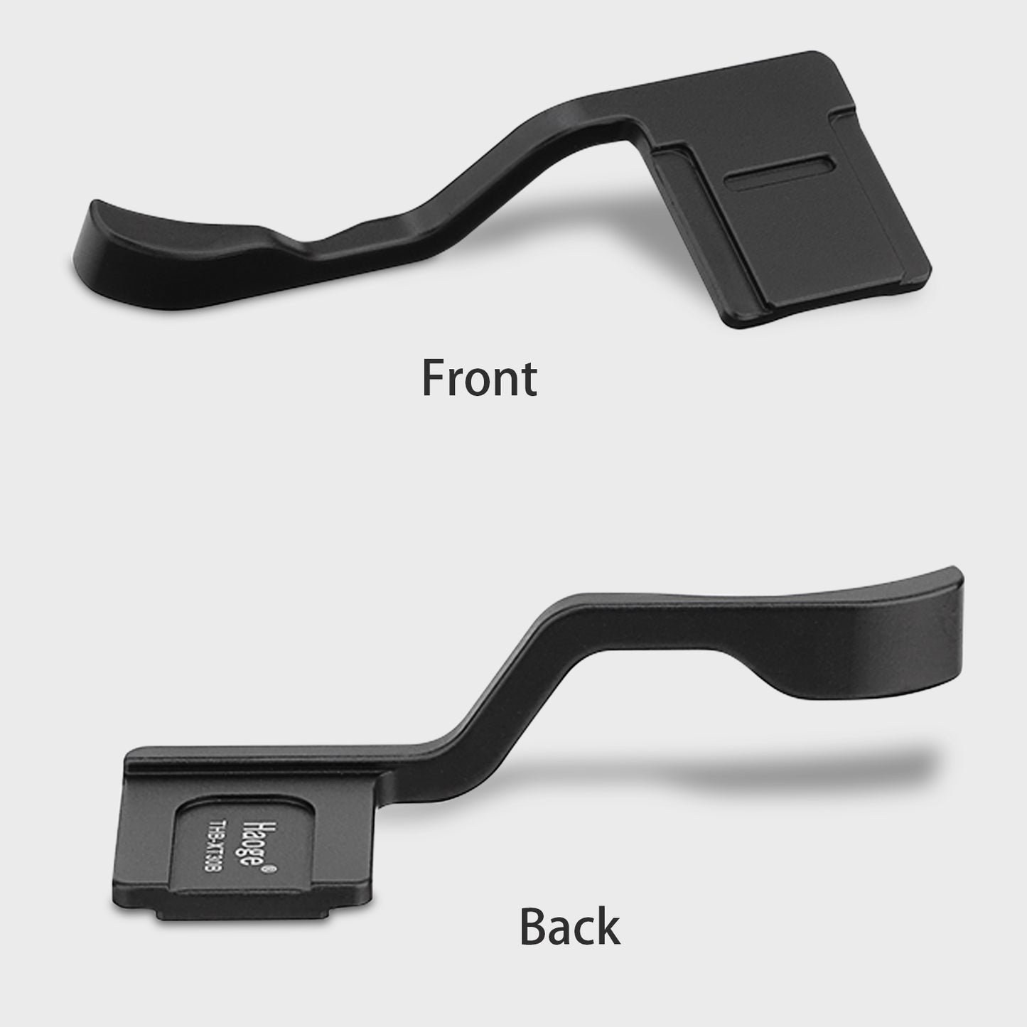 Haoge THB-XT30B Metall-Blitzschuh-Daumenauflage-Handgriff für Fujifilm Fuji X-T10 X-T20 X-T30 X-T30II X-T30III XT10 XT20 XT30 Kamera Schwarz 