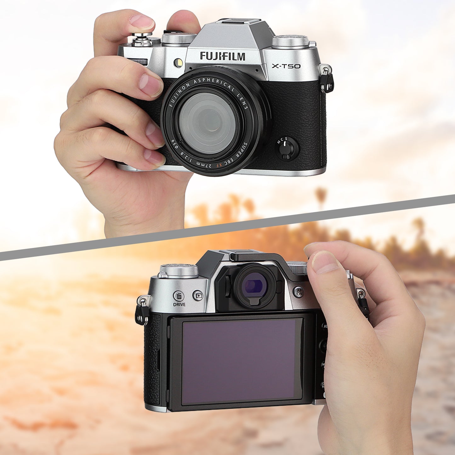 Haoge THB-XT30B Metall-Blitzschuh-Daumenauflage-Handgriff für Fujifilm Fuji X-T10 X-T20 X-T30 X-T30II X-T30III XT10 XT20 XT30 Kamera Schwarz 