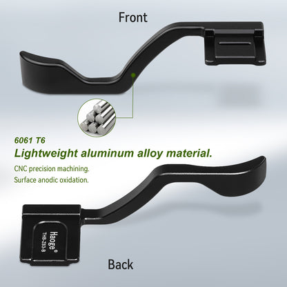 Haoge Metal Thumb Up Rest Hand Grip for Nikon Z6 III Z63 Mirrorless Camera Accessories Black THB-Z63-B Hot Shoe Thumb Up