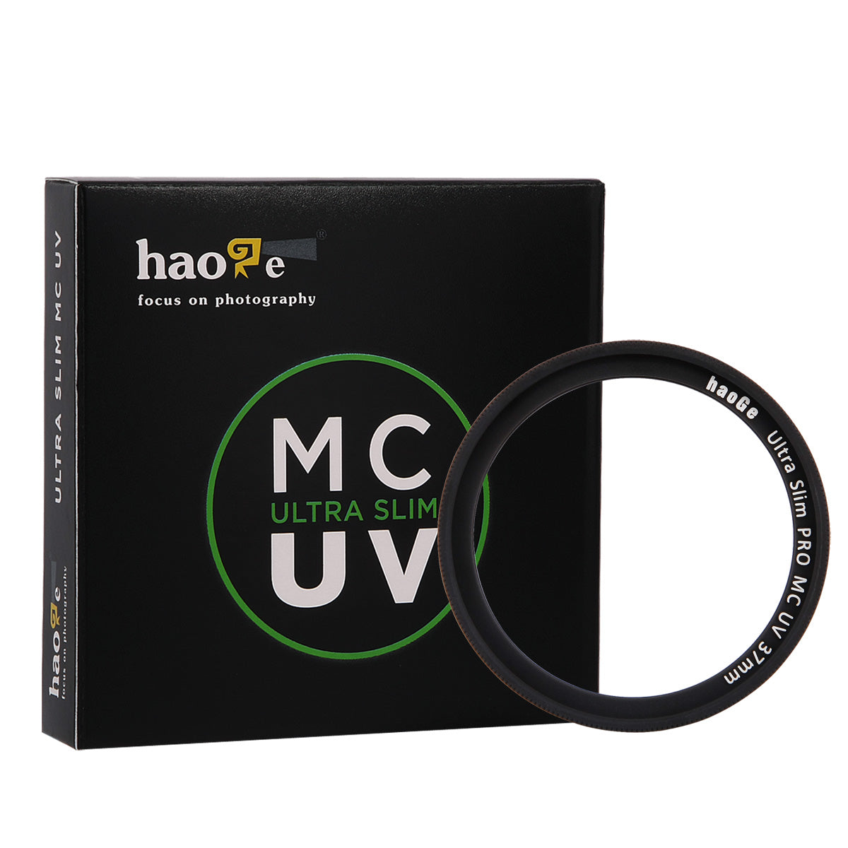 Haoge 37mm Ultra Slim MC UV Protection Multicoated Ultraviolet Lens Filter for Canon Nikon Sony Minolta Pentax Olympus Panasonic Leica Zeiss Tamron Digital Camera DSLR Lens