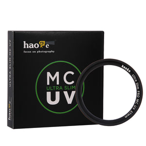 Haoge 37mm Ultra Slim MC UV Protection Multicoated Ultraviolet Lens Filter for Canon Nikon Sony Minolta Pentax Olympus Panasonic Leica Zeiss Tamron Digital Camera DSLR Lens