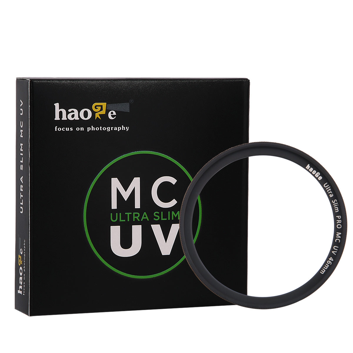 Haoge 46mm Ultra Slim MC UV Protection Multicoated Ultraviolet Lens Filter for Canon Nikon Sony Minolta Pentax Olympus Panasonic Leica Zeiss Tamron Digital Camera DSLR Lens