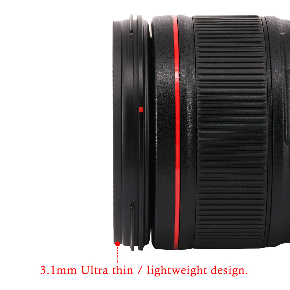 Haoge 55mm Ultra Slim MC UV Protection Multicoated Ultraviolet Lens Filter for Canon Nikon Sony Minolta Pentax Olympus Panasonic Leica Zeiss Tamron Digital Camera DSLR Lens