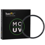 Load image into Gallery viewer, Haoge 72mm Ultra Slim MC UV Protection Multicoated Ultraviolet Lens Filter for Canon Nikon Sony Minolta Pentax Olympus Panasonic Leica Zeiss Tamron Digital Camera DSLR Lens
