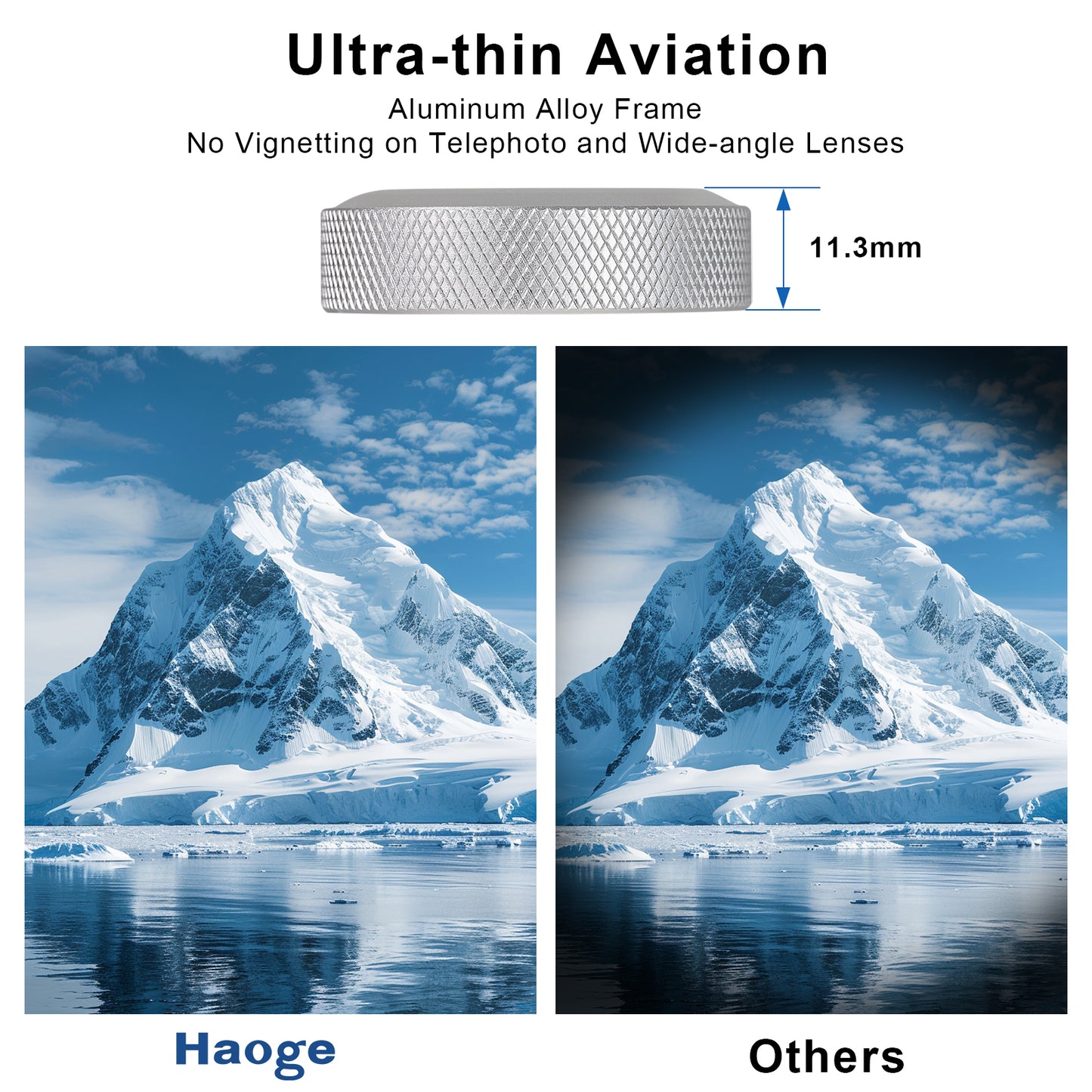Haoge UV-XHalf Ultra Slim MC UV Protection Multicoated Ultraviolet Lens Filter for Fujiflm X Halfx-half Camera