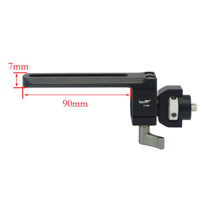 Adjustable Camera Monitor Mount for DJI Ronin-S/Ronin-SC/Zhiyun Crane 3/Weebill Lab with Quick Release Safety Rail