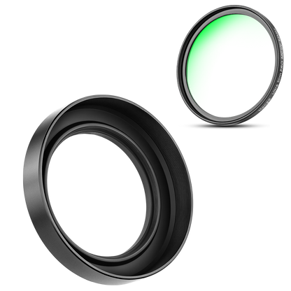 Haoge Metal Lens Hood for Nikon NIKKOR Z 40mm f/2, Z 28mm f/2.8, Z 28mm f/2.8 (SE) ,Z 26mm f2.8,Z DX MC 35mm f1.7 Lens, Screw Hood, Compatible with 52mm UV Filters and 52mm Lens Cap