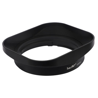 Haoge LH-P15 Quadratische Metall-Gegenlichtblende für Panasonic LEICA DG SUMMILUX 15mm f/1.7 ASPH Objektiv 15MM F1.7 