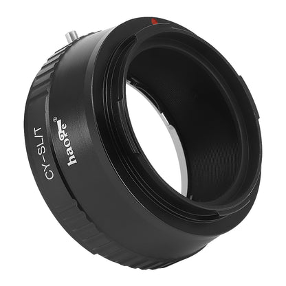 Haoge Manual Lens Mount Adapter for Contax / Yashica C/Y CY Lens to Leica L Mount Camera Such as T, Typ 701, Typ701, TL, TL2, CL (2017), SL, Typ 601, Typ601, Panasonic S1 / S1R