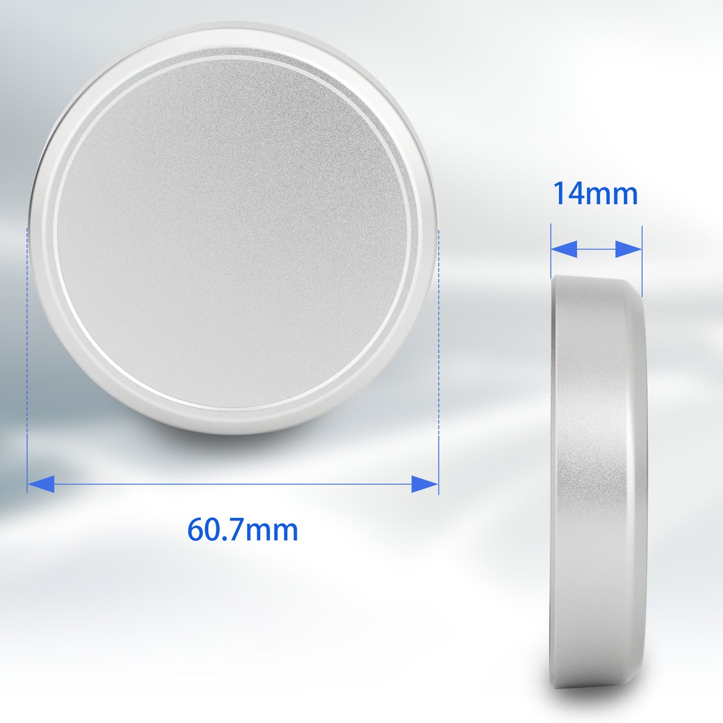 Haoge Cap-X54W Metal Lens Cap for Fujifilm X100VI Fuji X100V Camera Silver Compatible With Haoge LH-X54W LH-XVI100S LUV-X54W LUV-XVIS Lens Hood