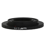 Load image into Gallery viewer, Haoge Lens Mount Adapter for C Movie Film Lens to Fujifilm X-mount Camera such as X-A1, X-A2, X-A3, X-A10, X-E1, X-E2, X-E2s, X-M1, X-Pro1, X-Pro2, X-T1, X-T2, X-T10, X-T20
