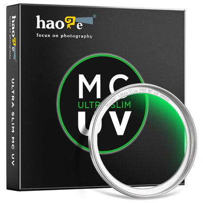 Haoge Silver 39/43/46/49mm MC UV Lens Protection Filter for Fujifilm Leica Canon Nikon Sony Minolta Pentax Olympus Panasonic Zeiss Digital Voigtländer Camera DSLR Lens