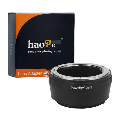 Haoge Manual Lens Mount Adapter for Nikon Nikkor F / AI / AIS / D Lens to Leica L Mount Camera such as T , Typ 701 , Typ701 , TL , TL2 , CL (2017) , SL , Typ 601 , Typ601