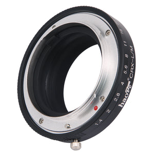 Haoge Manual Lens Adapter for Contarex CRX Mount Lens to Leica M LM mount Camera such as M240, M262, M3, M2, M1, M4, M5, M6, MP, M7, M8, M9, M9-P, M Monochrom, M-E, M, M-P, M10, M-A