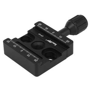 Haoge CP-51 50mm Screw Knob Clamp Adapter Mount for Quick Release QR Plate Camera Tripod Ballhead Monopod Ball Head Fit Arca Swiss