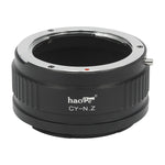 Load image into Gallery viewer, Haoge Manual Lens Mount Adapter for Contax / Yashica C/Y CY mount Lens to Nikon Z Mount Camera Such as Z6 Z7
