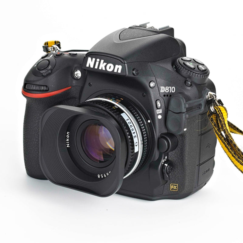 Haoge 52mm Screw Metal Square Lens Hood for Nikon NIKKOR Z 40mm f/2, Z 28mm f/2.8, Z 28mm f/2.8 (SE) Lens