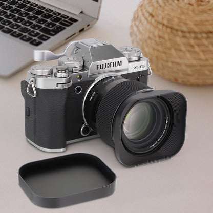 Haoge Bayonet Square Metal Lens Hood for Sigma 56mm F1.4 DC DN Lens, for Sigma 18-50mm F2.8 DC DN Lens LH-SM5614