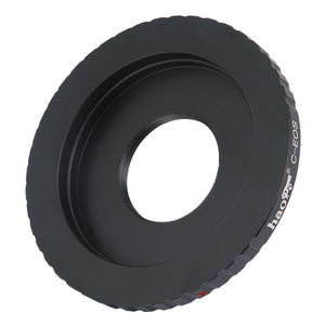 Haoge Manual Lens Mount Adapter for C Movie Film Lens to Canon EOS Rebel 80D 70D 60D 50D 550D 500D 5D 5DS 7D EF EF-S Mount Camera