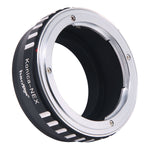 Load image into Gallery viewer, Haoge Manual Lens Mount Adapter for Konica AR Mount Lens to Sony E mount NEX Camera as NEX-3, NEX-5, NEX-5N, NEX-7, NEX-7N, NEX-C3, NEX-F3, a6500, a6300, a6000, a5000, a3500, a3000, NEX-VG10, VG20
