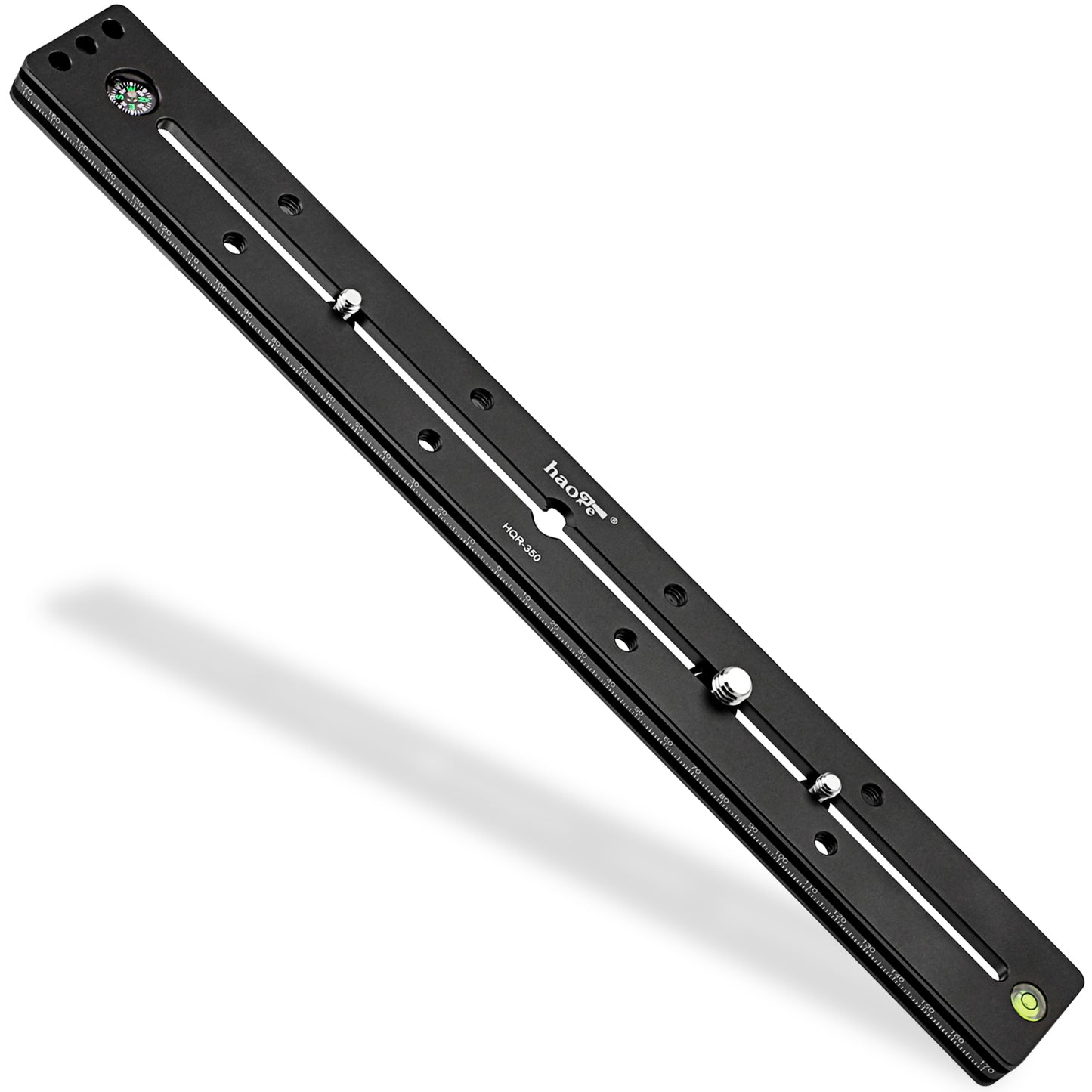 Haoge HQR-350 350mm Multi-purpose Dual Dovetail Long Quick Release Extender Rail Sliding Plate for Camera Tripod Ballhead Clamp fit Benro Arca Swiss Sunwayfoto