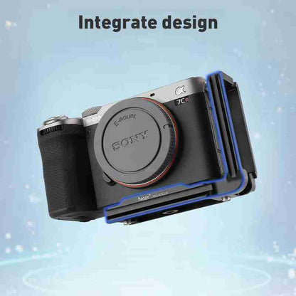 Haoge Camela L Bracket for Sony A7CII A7CR Camera,1 Piece Integrated Metal Arca Style Compatiable Quick Release Plate