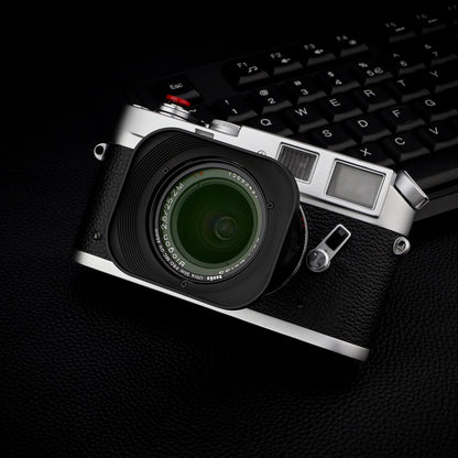 Haoge LH-ZV03 Square Metal Lens Hood for Carl Zeiss Distagon T* 2.8/21 21mm f2.8 ZM, C Biogon T* 4.5/21 21mm f4.5 ZM, 2.8/25 25mm f2.8 ZM, 2.8/28 28mm f2.8 ZM, C Sonnar T* 1.5/50 50mm f1.5 ZM Lens