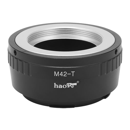 Haoge Manual Lens Mount Adapter for M42 42mm Screw-Mount Lens to Leica L Mount Camera Such as T, Typ 701, Typ701, TL, TL2, CL (2017), SL, Typ 601, Typ601, Panasonic S1 / S1R