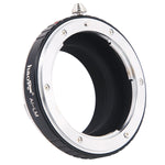 Load image into Gallery viewer, Haoge Lens Mount Adapter for Nikon Nikkor AI / AIS / D Lens to Leica M-mount Camera such as M240, M240P, M262, M3, M2, M1, M4, M5, CL, M6, MP, M7, M8, M9, M9-P, M Monochrom, M-E, M, M-P, M10, M-A
