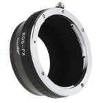 Load image into Gallery viewer, Haoge Lens Mount Adapter for Canon EOS EF EF-S Lens to Fujifilm X-mount Camera such as X-A1, X-A2, X-A3, X-A10, X-E1, X-E2, X-E2s, X-M1, X-Pro1, X-Pro2, X-T1, X-T2, X-T10, X-T20
