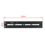 Load image into Gallery viewer, Haoge 220mm Multi-purpose Long Quick Release Extender Rail Sliding Plate for Camera Tripod Ballhead Clamp fit JIEYANG JY0506 JY0509 JY0508 JY0507
