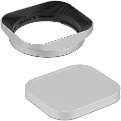 Haoge Cap-X33W Square Metal Cover Cap for Haoge Specific Square Lens Hood Silver