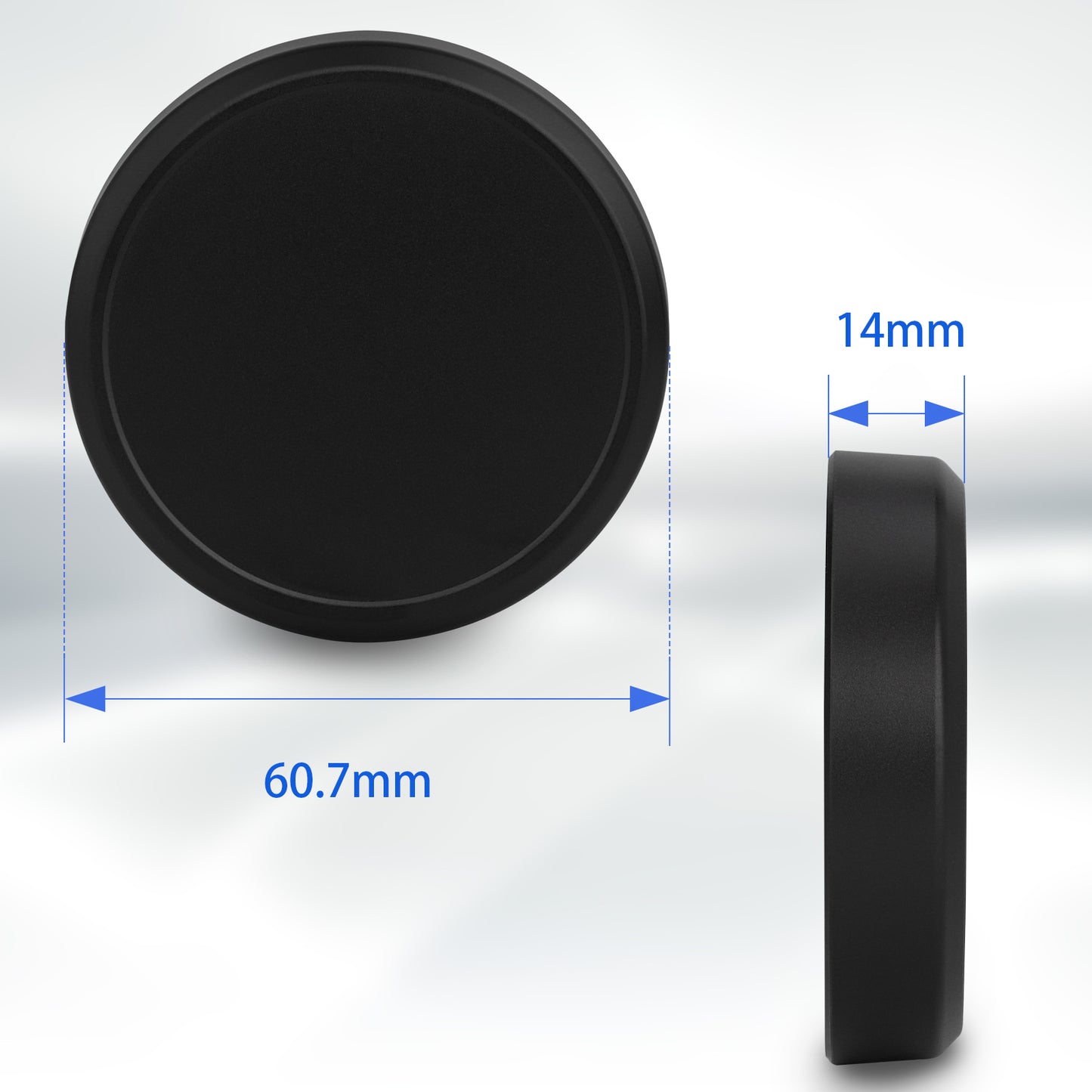 Haoge Cap-X54B Metal Lens Cap for Fujifilm X100VI Fuji X100V Camera Black Compatible With Haoge LH-X54B LUV-X54B LUV-XVIB Lens Hood