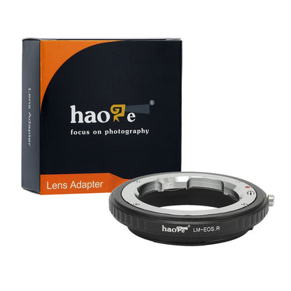 Haoge Manual Lens Mount Adapter for Leica M LM, Zeiss ZM, Voigtlander VM Lens to Canon RF Mount Camera Such as Canon EOS R