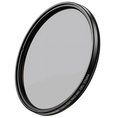 Haoge 77mm MC CPL Mehrfachvergüteter Zirkularpolarisationsfilter für Canon Nikon Sony Minolta Pentax Olympus Panasonic Leica Zeiss Tamron Digitalkamera-DSLR-Objektive