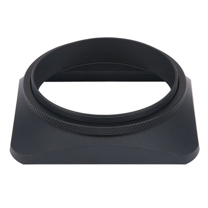 Haoge 62mm Square Metal Screw-in Mount Lens Hood Shade with Cap for Hasselblad XCD 45Pmm F/4 Lens