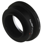 Load image into Gallery viewer, Haoge Lens Mount Adapter for Canon FD Lens to Fujifilm X-mount Camera such as X-A1, X-A2, X-A3, X-A10, X-E1, X-E2, X-E2s, X-M1, X-Pro1, X-Pro2, X-T1, X-T2, X-T10, X-T20
