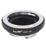 Load image into Gallery viewer, Haoge Lens Adapter for Rollei 35 SL35 QBM Quick Bayonet Mount Lens to Leica M-mount Camera such as M240, M262, M3, M2, M1, M4, M5, CL, M6, MP, M7, M8, M9, M9-P, M Monochrom, M-E, M, M-P, M10, M-A
