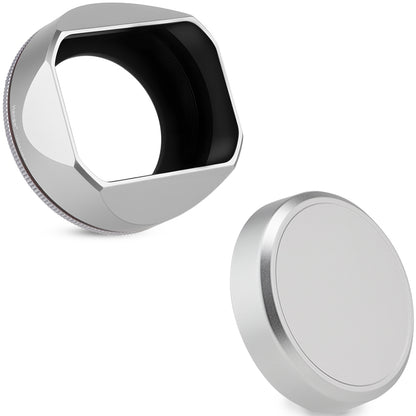 Haoge 49mm Square Metal Lens Hood for Voigtlander APO-LANTHAR 35mm F2 / 50mm F2 Aspherical for Sony E-mount Lens 35F2AA/50F2AA