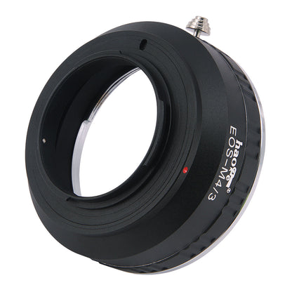 Haoge Manual Lens Mount Adapter for Canon EOS EF EFS Lens to Olympus and Panasonic Micro Four Thirds MFT M4/3 M43 Mount Camera