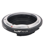 Load image into Gallery viewer, Haoge Lens Mount Adapter for Canon FD mount Lens to Leica M-mount Camera such as M240, M240P, M262, M3, M2, M1, M4, M5, CL, M6, MP, M7, M8, M9, M9-P, M Monochrom, M-E, M, M-P, M10, M-A
