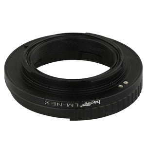 Haoge Macro Focus Lens Mount Adapter for Leica M Lens to Sony E-mount NEX Camera such as NEX-3, NEX-5, NEX-5N, NEX-7, NEX-7N, NEX-C3, NEX-F3, a6300, a6000, a5000, a3500, a3000, NEX-VG10, VG20