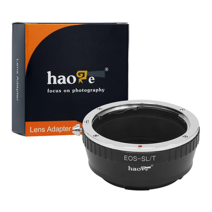 Haoge Manual Lens Mount Adapter for Canon EOS EF EFS Lens to Leica L Mount Camera such as T , Typ 701 , Typ701 , TL , TL2 , CL (2017) , SL , Typ 601 , Typ601