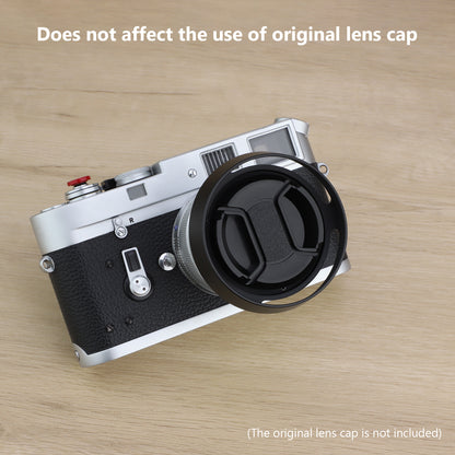 Haoge LH-ZV05 Round Metal Lens Hood for Carl Zeiss Biogon T* 2/35 35mm f2 ZM, C Biogon T* 2.8/35 35mm f2.8 ZM, Planar T* 2/50 50mm f2 ZM; Voigtlander NOKTON CLASSIC 35mm f1.4 I＆II VM, 40mm f1.4 VM;50mm f/1.5 Aspherical II VM Lens