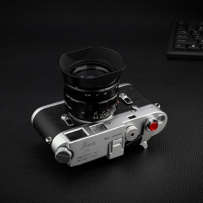 Haoge Bayonet Metal Square Lens Hood for Voigtlander Nokton Aspherical ASPH 40mm f/1.2 VM,35mm f1.2 VM II/III, 50mm f1.2 VM Leica M-Mount Lens replaces LH-8 Shade Black  LH-VM35MB