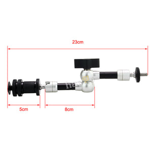 Haoge 7" Inch Adjustable Friction Articulating Magic Arm for DSLR Camera LCD Monitor LED Light